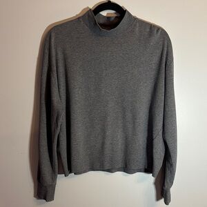 Frank and Oak long sleeve high collar top